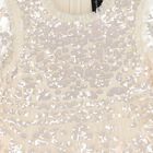 Girls Ivory Sequin & Tulle Dress, 1, hi-res