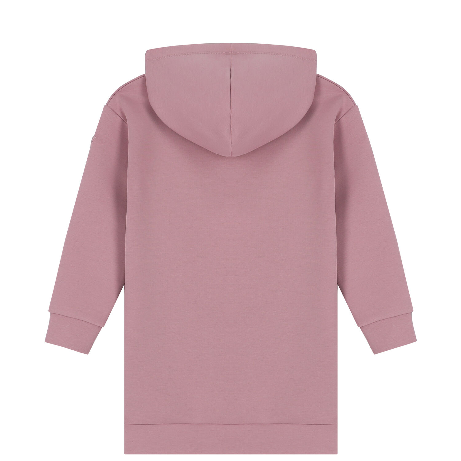 Girls Pink Logo Hooded Dress, 1, hi-res image number null