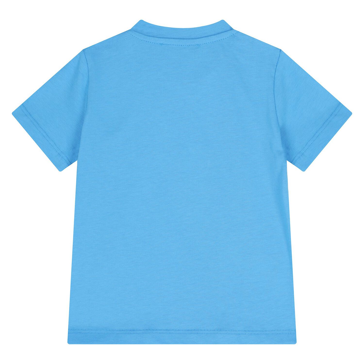 Younger Boys Blue Logo T-Shirt, 1, hi-res