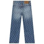 Boys Blue Logo Denim Jeans, 1, hi-res