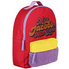 Girls Pink Logo Backpack, 1, hi-res