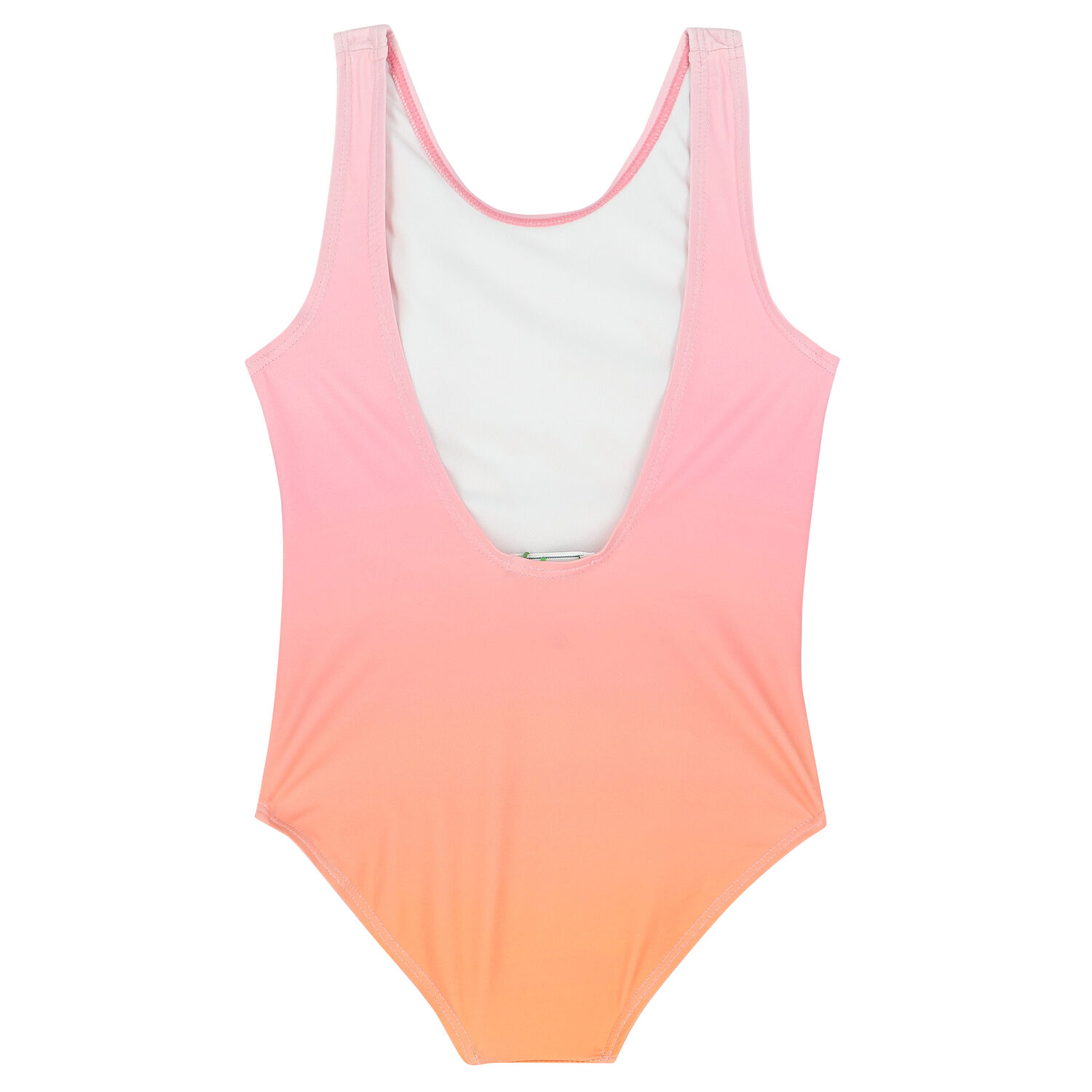 Girls Pink Logo Swimsuit, 1, hi-res
