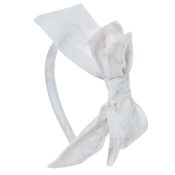 Girls Ivory Floral Headband
