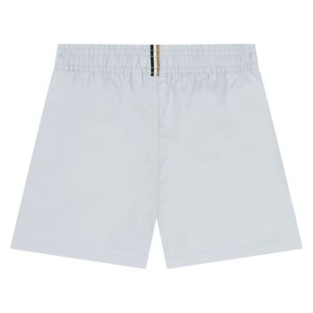 Younger Boys Blue Logo Swim Shorts