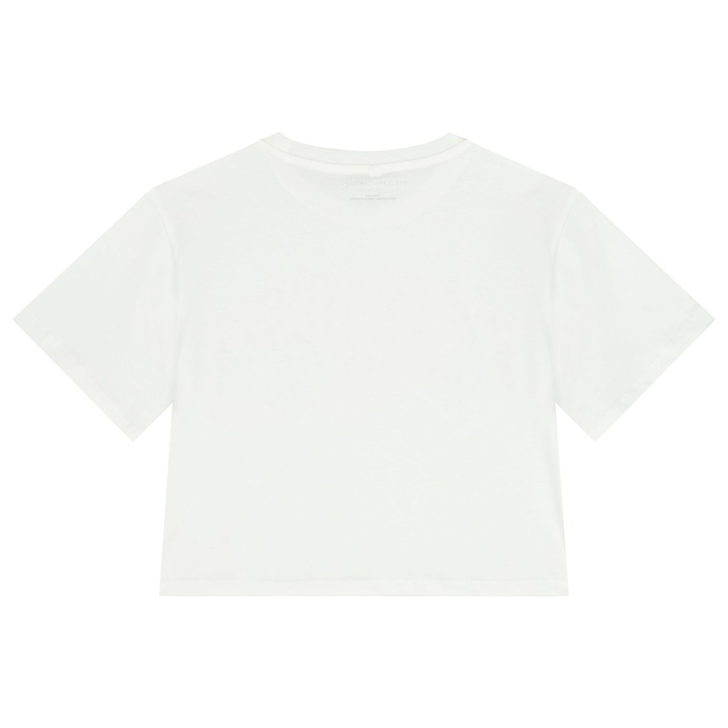 Girls White Logo T-Shirt, 1, hi-res