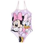 Girls Purple Minnie Mouse & Daisy Disney Swimsuit, 1, hi-res