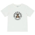 White Crest Logo T-Shirt, 1, hi-res
