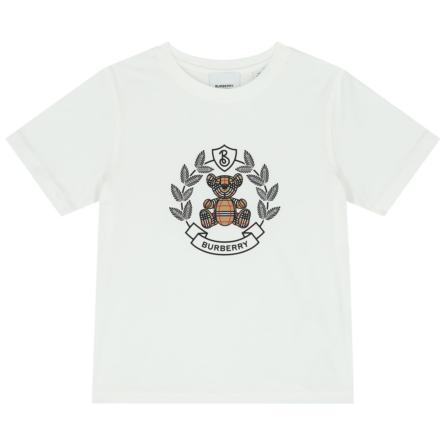 White Crest Logo T-Shirt, 1, hi-res