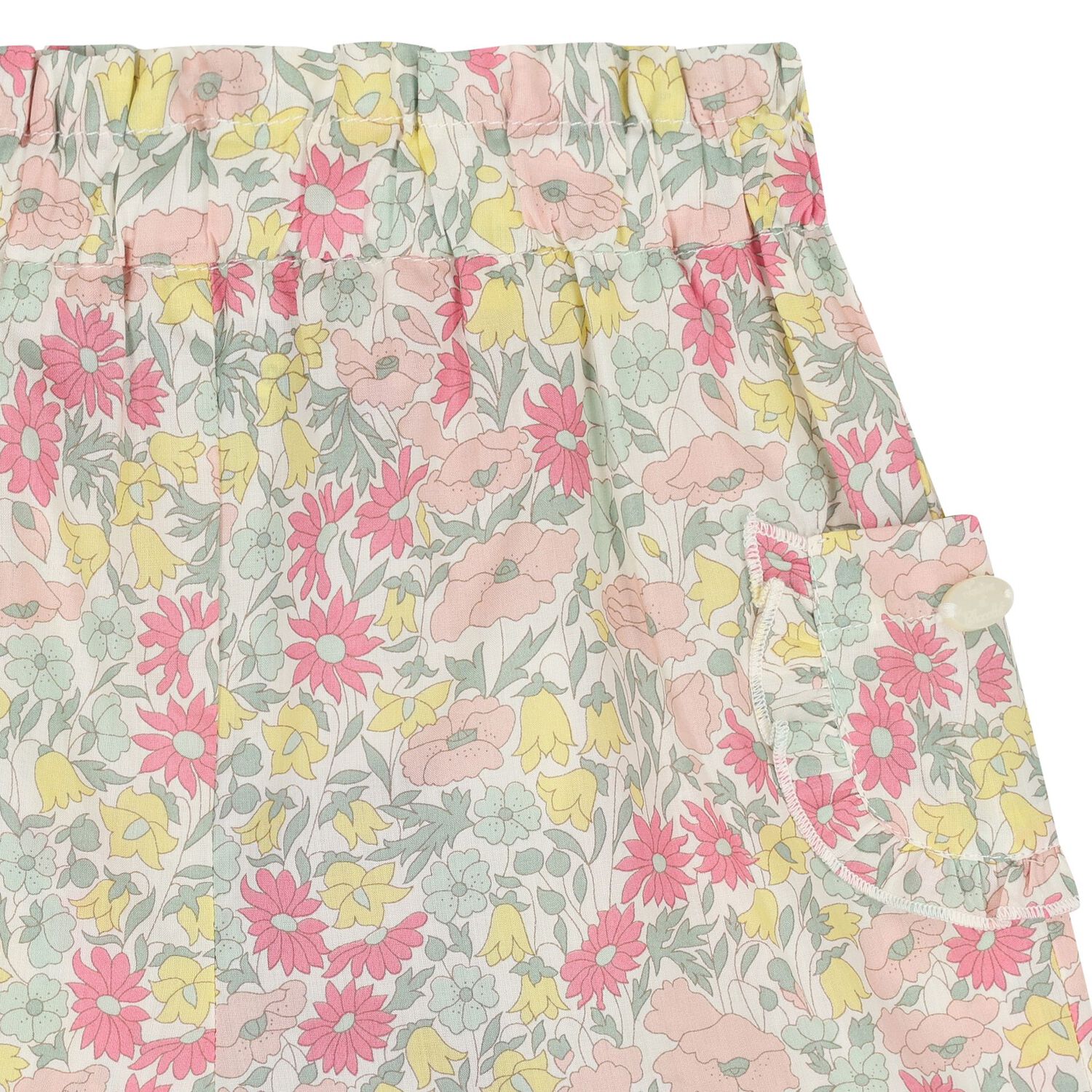Younger Girls Pink Liberty Ruffled Skirt , 1, hi-res