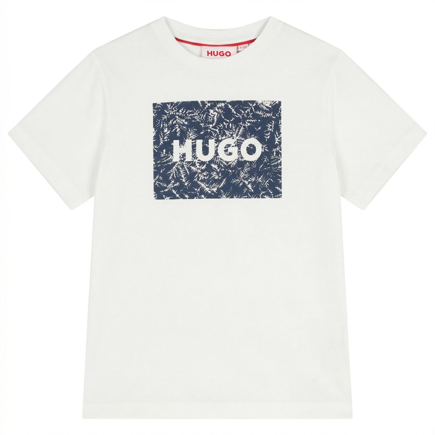 Boys Mini Me White Logo T-Shirt, 1, hi-res