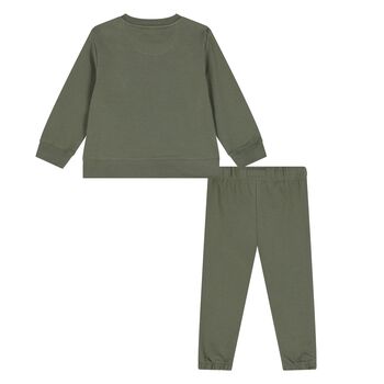 Green Logo Younger Tracksuit