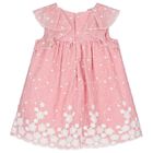 Younger Girls Pink Embroidered Dress, 1, hi-res