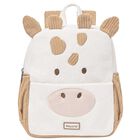 Younger White & Beige Giraffe Backpack , 3, hi-res
