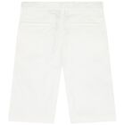 Boys White Shorts, 1, hi-res