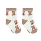 Beige & Ivory Teddy Socks ( 4-Pack ), 1, hi-res