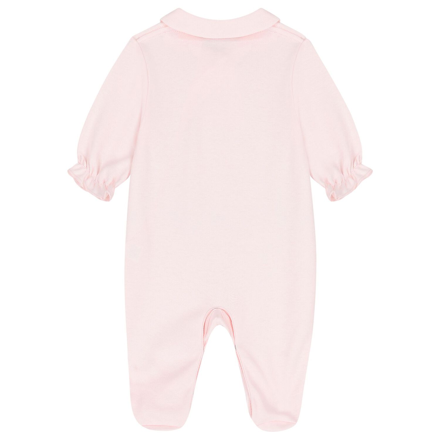 Baby Girls Pink Swan Babygrow, 1, hi-res