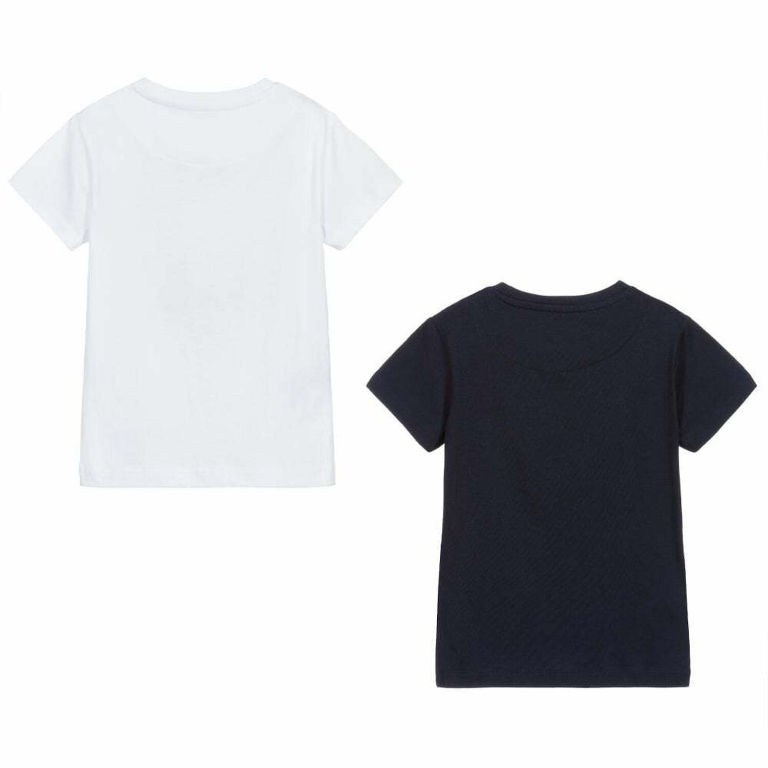 Boys White & Navy T-Shirt Set (2-Pack), 1, hi-res