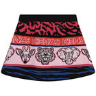 Girls Multi-Colored Logo Skirt, 1, hi-res