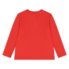 Red Santa Long Sleeve Top, 1, hi-res