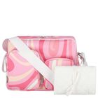 Baby Girls Pink & White Iride Changing Bag (38cm), 1, hi-res