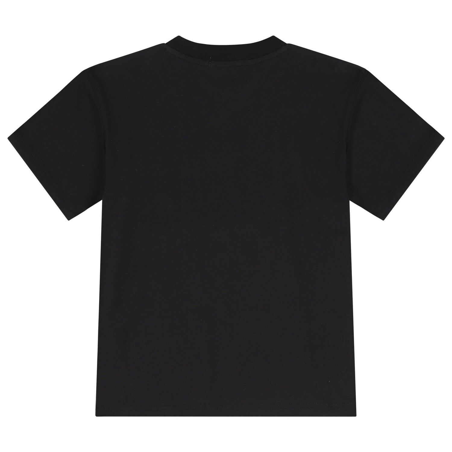 Boys Black Logo T-Shirt, 1, hi-res