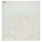 Blue & Pink Monceau Swaddle Carré Baby Blanket, 1, hi-res