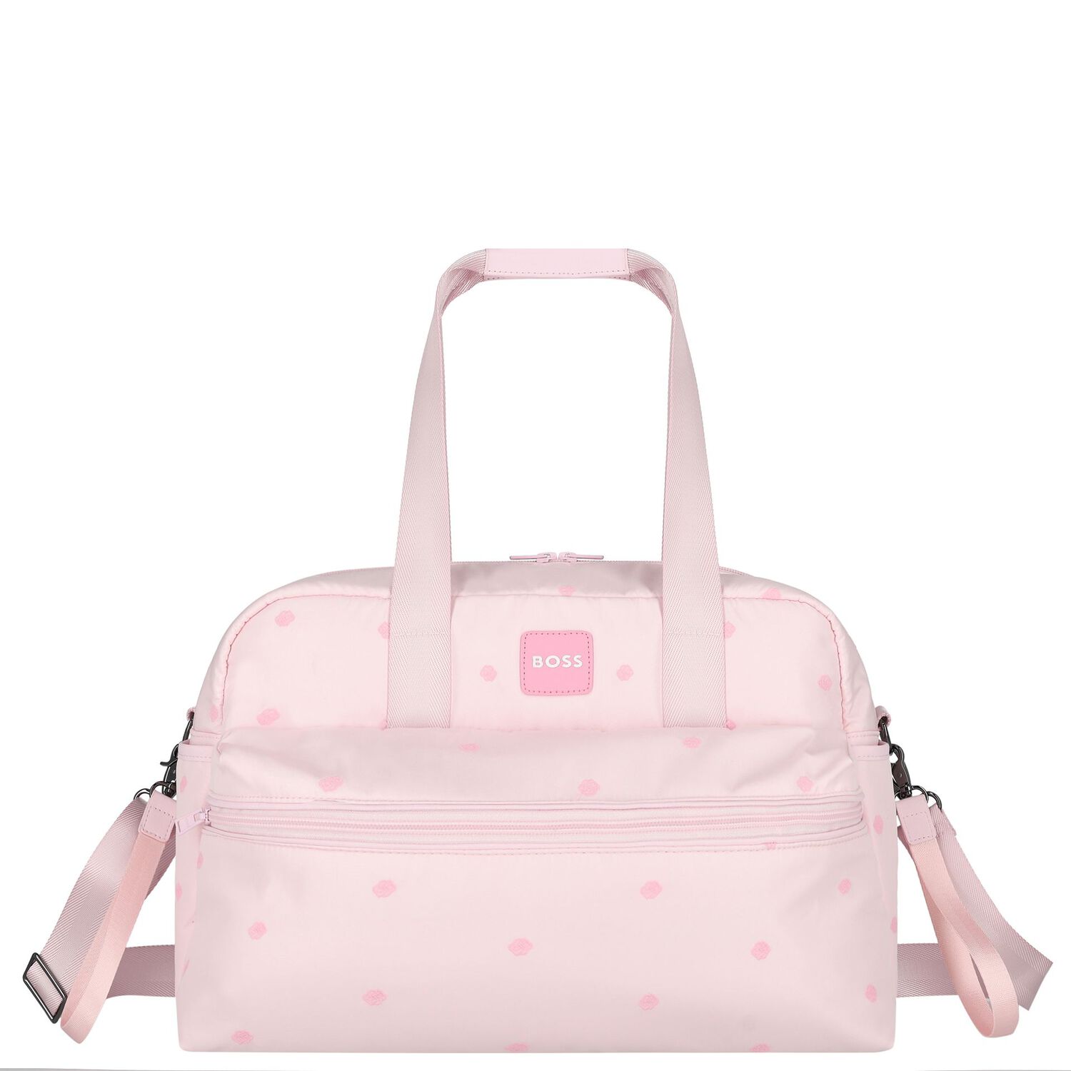 Baby Girls Pink Logo Changing Bag, 1, hi-res