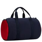 Navy Blue, White & Red Duffel Bag, 1, hi-res