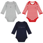 Baby Boys Three Piece Bodysuit Set, 3, hi-res