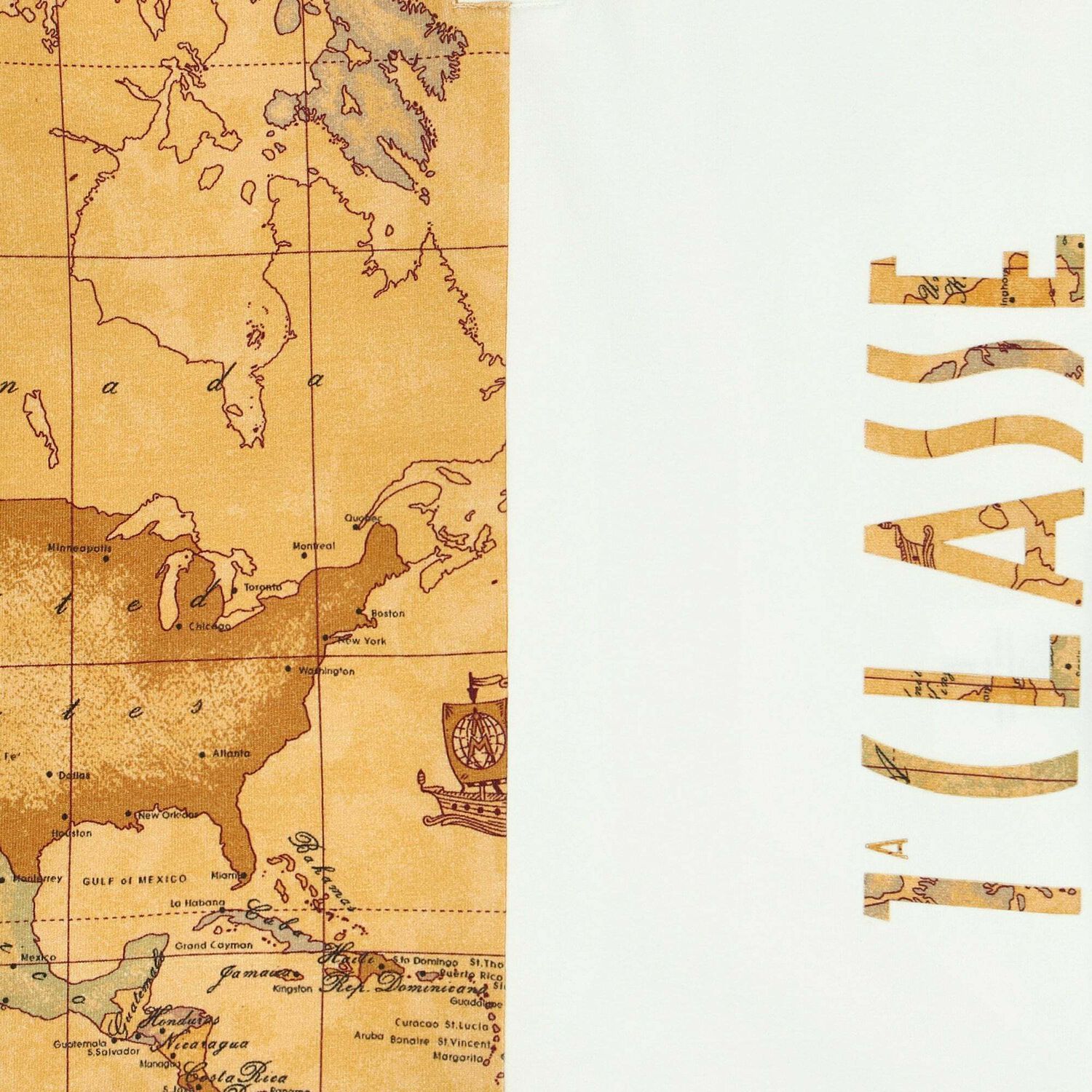 Boys Beige & White Geo Map Polo Shirt, 1, hi-res image number null