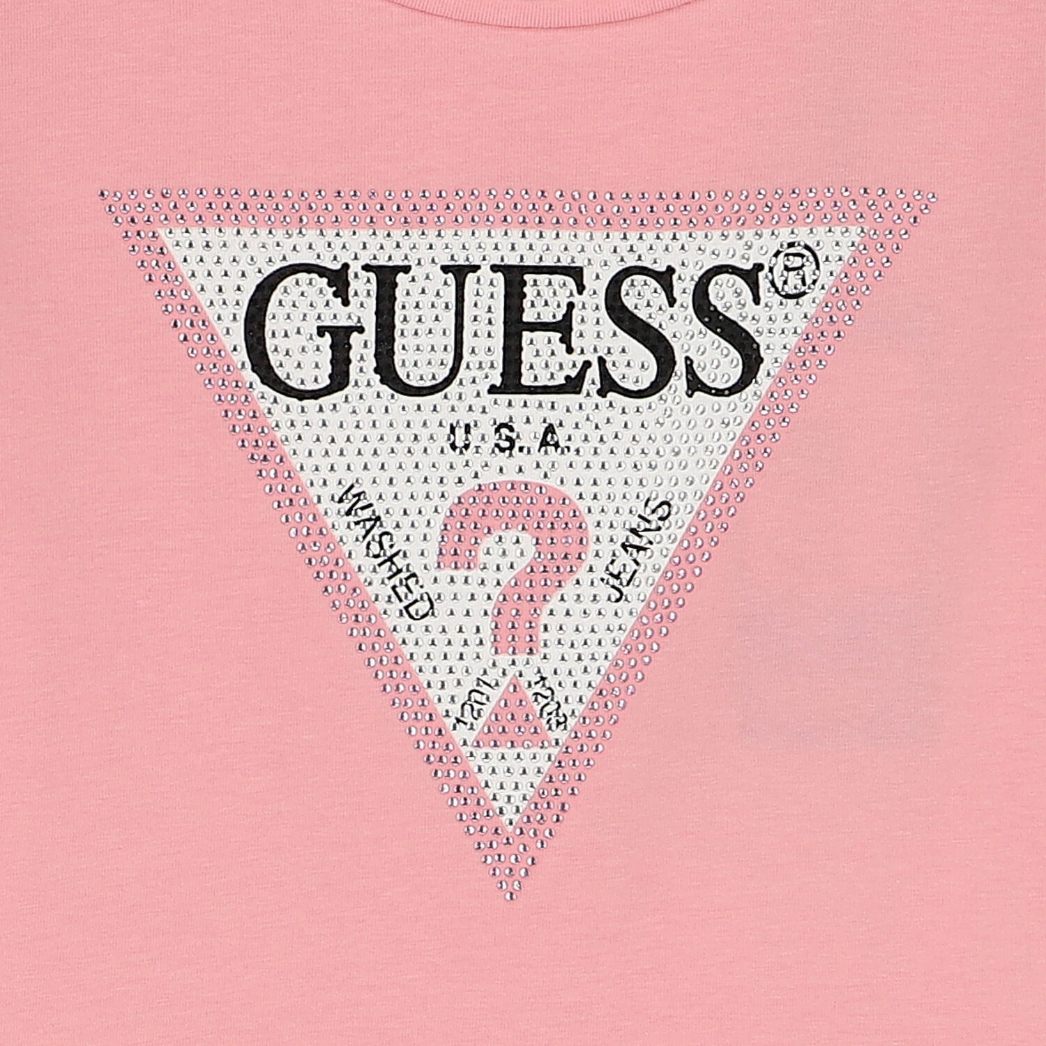 Girls Pink Logo Long Sleeve Top, 1, hi-res image number null
