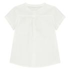 Younger Boys Ivory & Beige Shorts Set, 1, hi-res