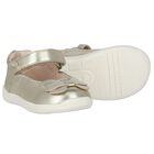 Baby Girls Gold Pre Walker Shoes, 1, hi-res
