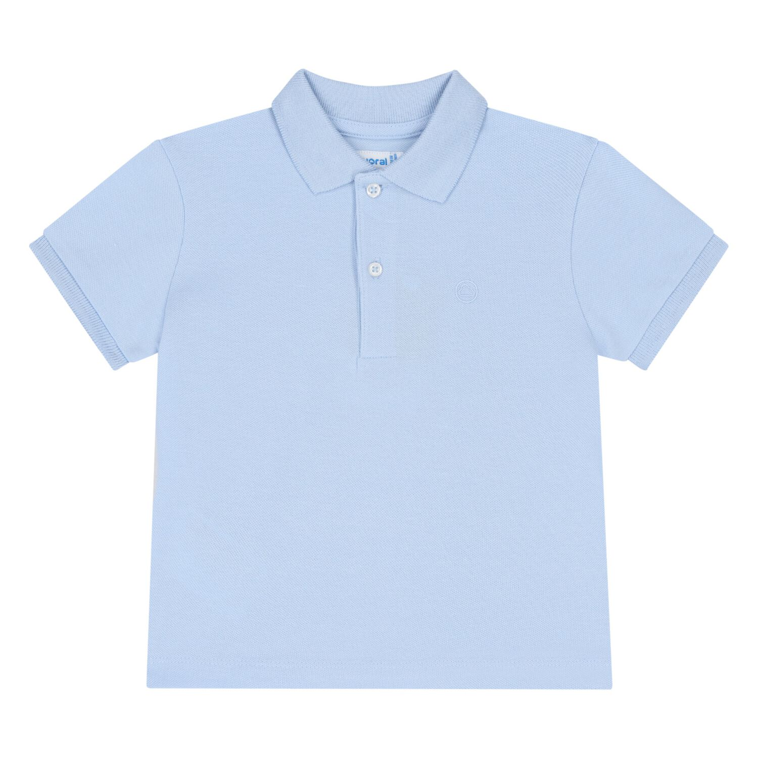 Younger Boys Blue Logo Polo Shirt, 3, hi-res image number null