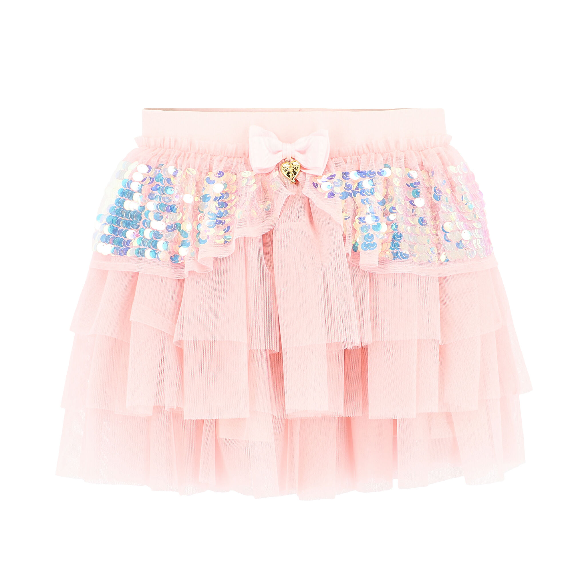 Pink sequin tulle skirt outlet