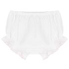 Baby Girls White & Pink Dress Set, 1, hi-res