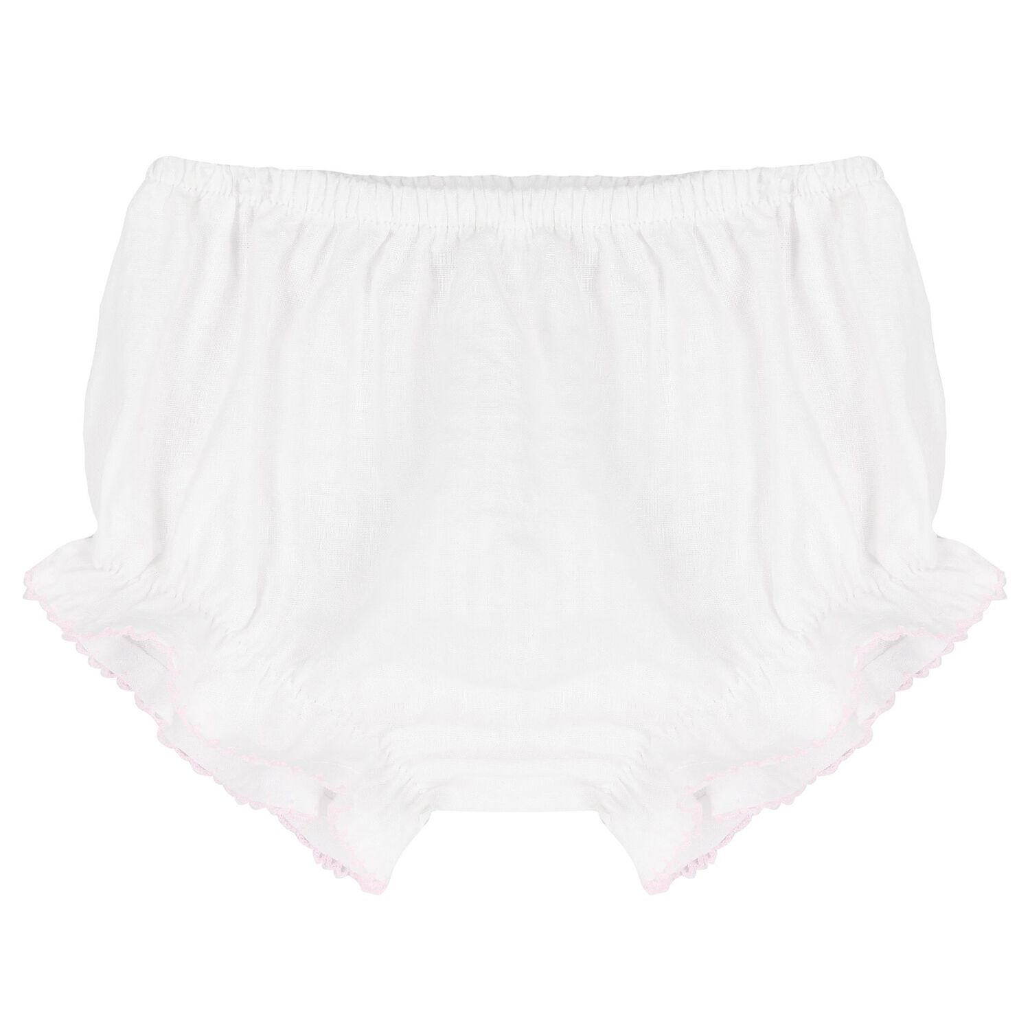 Baby Girls White & Pink Dress Set, 1, hi-res