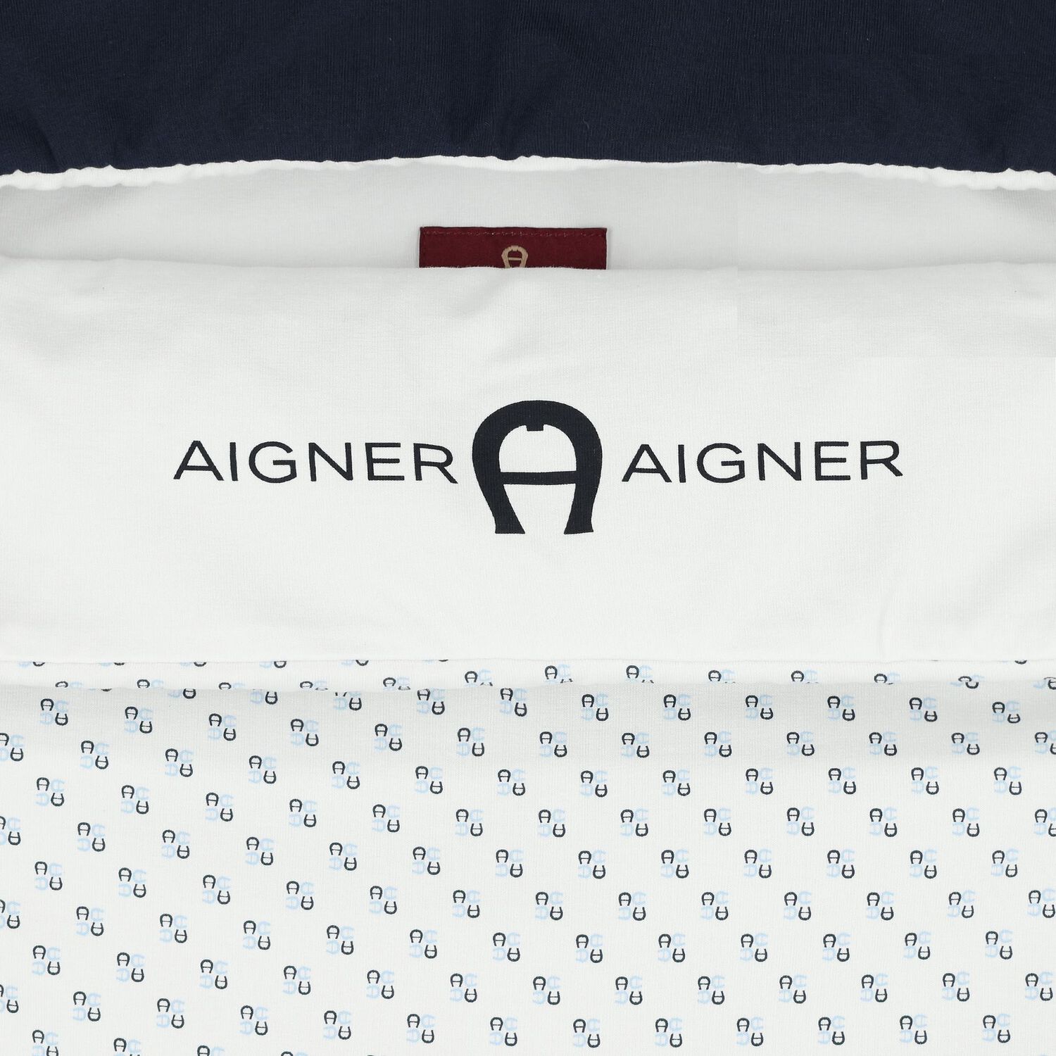 Baby Boys Navy Blue & White Logo Nest, 3, hi-res image number null