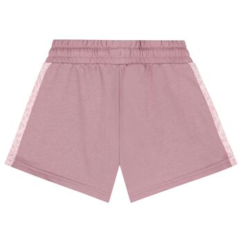 Girls Pink Logo Shorts