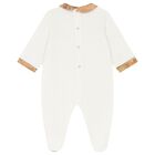 Ivory & Beige Geo Map Babygrow Gift Set, 4, hi-res