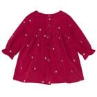 Baby Girls Red Polka Dots Dress, 1, hi-res