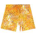 Boys Yellow Palm Swim Shorts, 1, hi-res