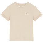 Boys Beige Logo T-Shirts ( 2-Pack ), 3, hi-res