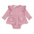 Baby Girls Pink Floral Bodysuit Set, 1, hi-res
