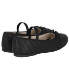 Girls Black Ballerina Shoes, 1, hi-res