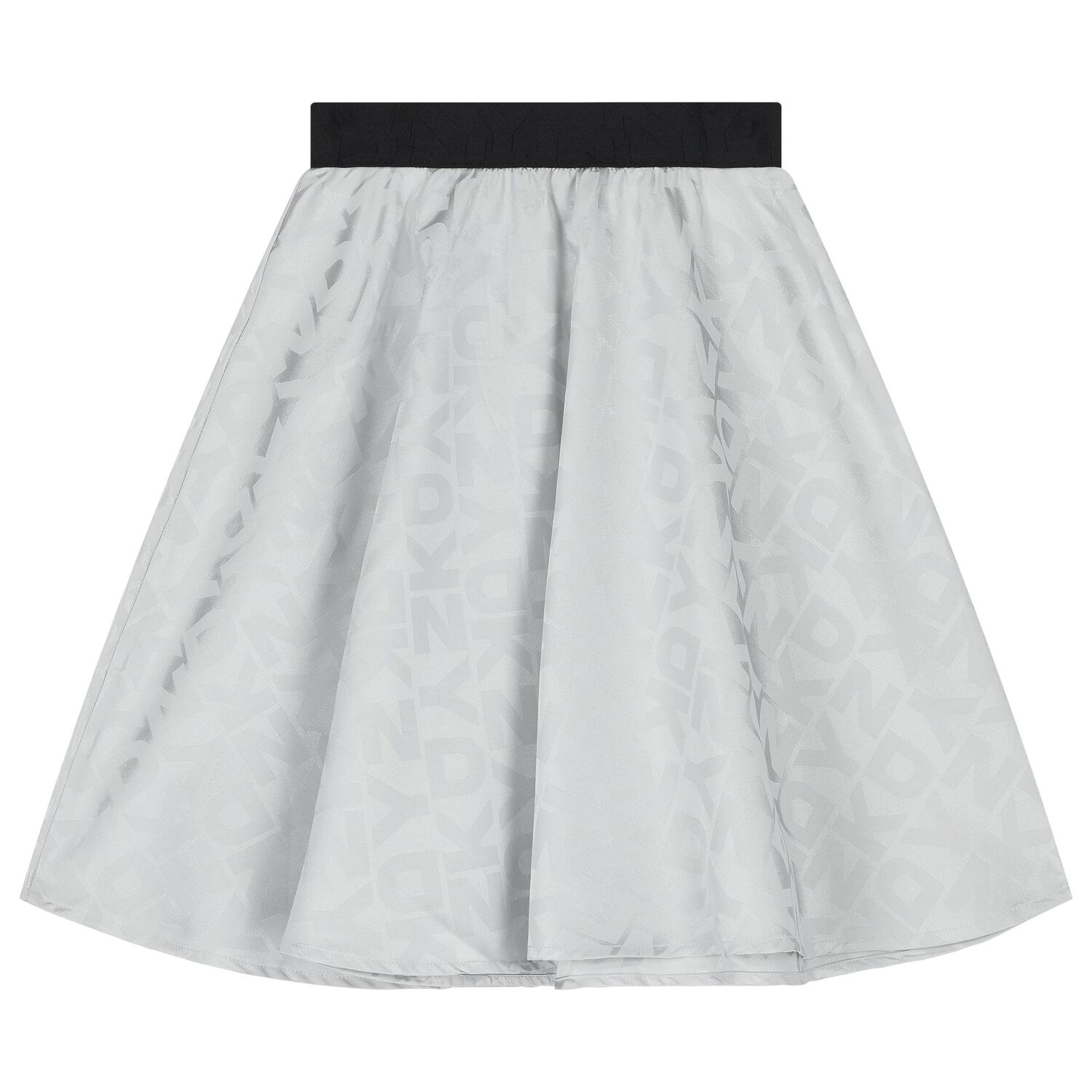 Girls Silver Logo Skirt, 1, hi-res