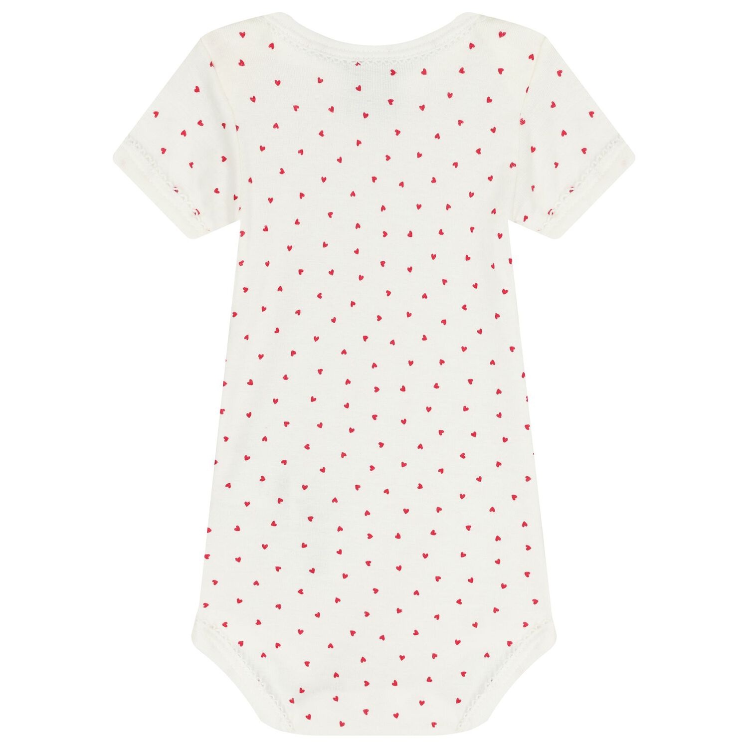 Baby Girls Ivory Hearts Bodysuit ( 3-Pack ), 1, hi-res