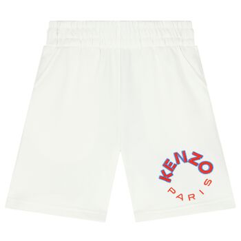 Boys Ivory Logo Shorts