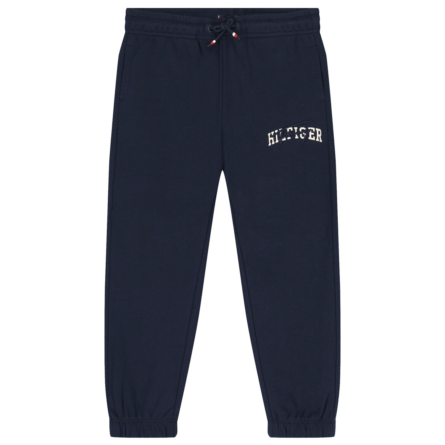 Boys Navy Blue Logo Joggers, 1, hi-res image number null