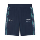 Boys Navy Logo Shorts, 1, hi-res